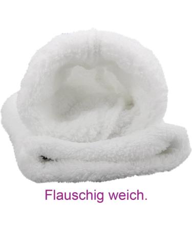 Soft Microfiber Paraffin Bath Gloves | Cosmetex Silver Cosmetic Gloves | Warming Hand Shoes | 1 Pair - White | Premium Quality Care for Smooth Skin - Buy Online on GoSupps.com