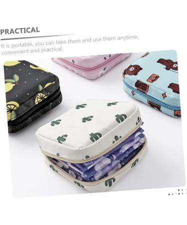 Plafope 4-Piece Women's Menstruation Hygiene Bags | Stylish & Functional Period Tote Set - Buy Online on GoSupps.com
