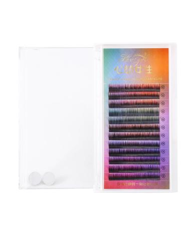 Color Gradient False Eyelashes | Colorful Handmade 10mm Long Natural Look Reusable Eyelashes - Shop Internationally - Buy Online on GoSupps.com