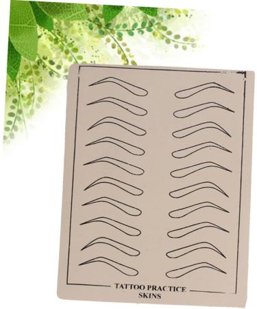 Beavorty 18 Sheets Eyebrow Microblading Skin Vehicle Grab Handles Eyebrow Training Skin Practice Skin - Buy Online on GoSupps.com