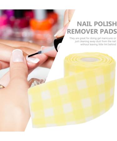 FRCOLOR 1 Roll Eyelash Pillow Make up Remover Wipes Pure Cotton Cleaning Towel Manicure Nail Wipes 13x13x11cm Yellow - Buy Online on GoSupps.com