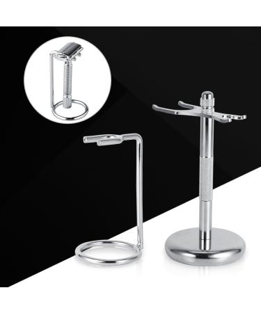 Stylish Shaving Brushes & 4 Alloy Razor Stands | Durable Shaving Tool Holders for Perfect Grooming - Buy Online on GoSupps.com