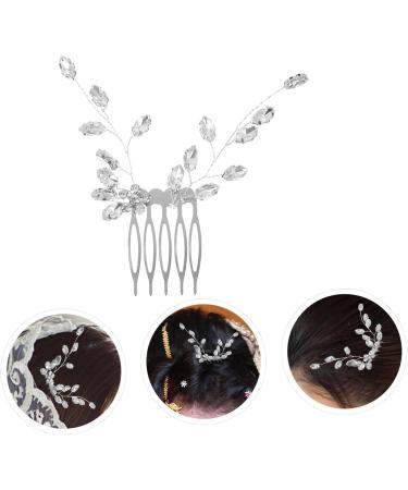 Beavorty Small Side Comb Wedding Hair Accessories Tiara Hair Accessories for Wedding Hair Side Comb Hair Accessories for Women Zinc Alloy Bride Hair Comb Rhinestones - Buy Online on GoSupps.com