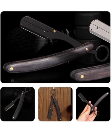 Fomiyes Stainless Steel Manual Hair Cutting Razor for Men - Precision Bartender & Eyebrow Trimmer Tools - Buy Online on GoSupps.com