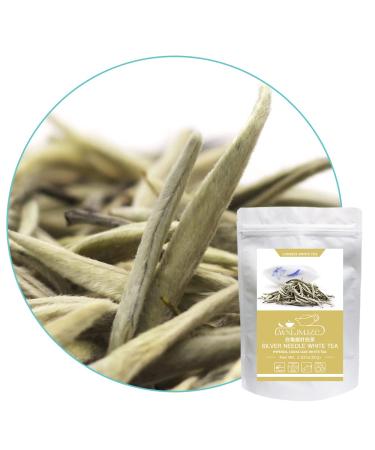 LWXLJMJZC-Silver Needle White Tea(40cups) | Chinese Silver Tips Tea | Yunnan Yin Zhen -2.8oz/80g