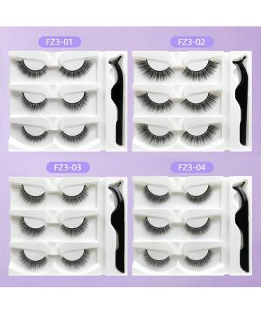Cacacook Self-Adhesive Eyelashes - Reusable 3D Fluffy False Lashes | Glue-Free Natural Waterproof Long Eyelashes for Stunning Makeup - Buy Online on GoSupps.com