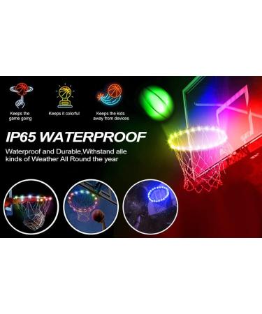 Yomais LED Basketball Hoop Lights | Remote Control | 17 Colors | Waterproof | Super Bright | Outdoor Night Competition | Perfect Gift for Kids - Buy Online on GoSupps.com