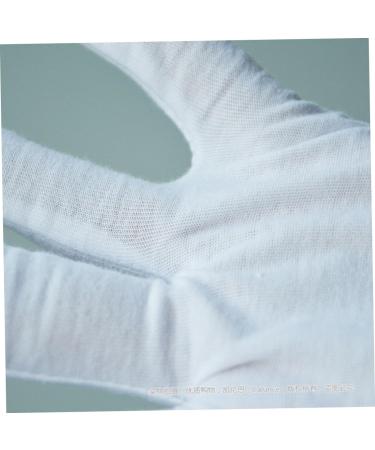 MAGICLULU Cotton Work Gloves 12 Pairs Factory Gloves Cotton Gloves Lengthen Work White Gloves White Work Gloves - Buy Online on GoSupps.com