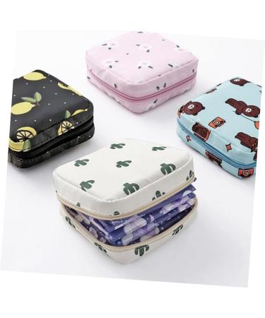 Anneomas 4-Pack Women s Portable Storage Bags | Multifunctional Lipstick & Period Bags | Stylish Small Pockets for Girls - Buy Online on GoSupps.com