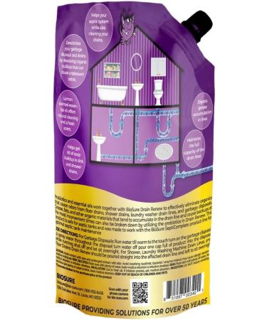 DRAIN RENEW: Ultimate Drain Cleaner & Septic Tank Treatment for Clear Pipes & Healthy Systems | International Shipping Available - Buy Online on GoSupps.com