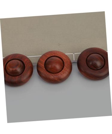 Hapinary Rings Massage Device | Mahogany Wooden Tension Balls for Hand & Outdoor Training | Relax & Strengthen with Hand Massager - Buy Online on GoSupps.com