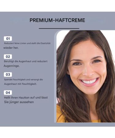 Xujuika Denture bonding cream bonding cream for retainers 40 g daily care cream for a secure hold when eating on the go and at home for women and men of all ages - Buy Online on GoSupps.com