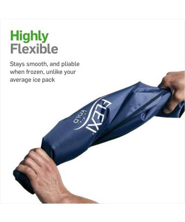 FlexiKold Large Gel Ice Pack - Reusable Cold Therapy for Injuries, Pain Relief, Migraines, Post Surgery & Postpartum - NatraCure 6300-COLD - Buy Online on GoSupps.com