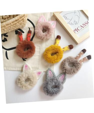 FRCOLOR Cat Ear Hair Ties Bunny Ear Scrunchies Cat Ear Scrunchie Headband Holder Stuffed Bunny for Bunny Ear Hair Bands Girl Stuffed Animals Decor Ponytail Holder Curly Miss Pompom - Buy Online on GoSupps.com