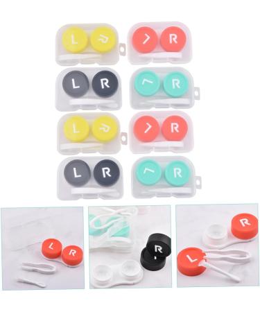 Partykindom 24-Pack Contact Lens Containers with Mirror & Solution Ideal Travel Accessory for Safe Lens Storage - Buy Online on GoSupps.com