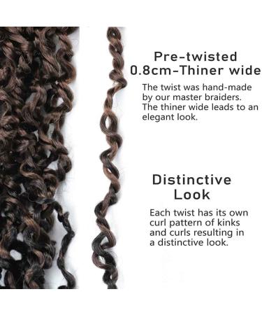 SOKU Passion Twist Crochet Hair 26 Inch - 5 Packs Pre-Twisted Senegalese Twist Crochet Hair | Bey-Blonde Majesty Twist | Pre-Looped Synthetic Dreadlocks for Black Women - Buy Online on GoSupps.com