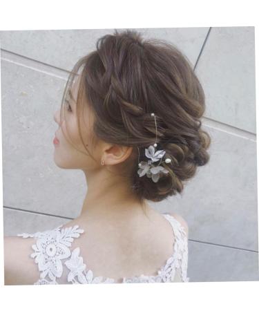 minkissy Comb hairstyles Women headpiece bridal hair comb handmade pearl hair comb DIY bridal headdress headwear rhinestone headpiece issue card girl child white Wedding - Buy Online on GoSupps.com