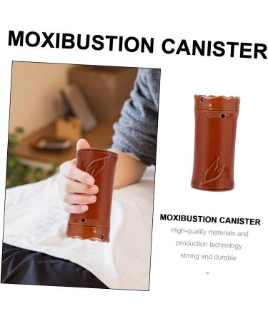 Healeved 2pcs Ceramic Moxibustion Jar - Handheld Acupuncture Tool for Pain Relief | International Shipping Available - Buy Online on GoSupps.com