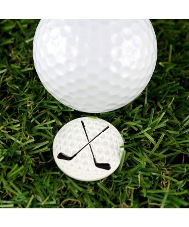 Myartte Creative Golf Ball Marker Set - 5 Pcs Assorted Soft Enamel Golf Markers | 24.4MM | Perfect for Golf Clubs - Buy Online on GoSupps.com