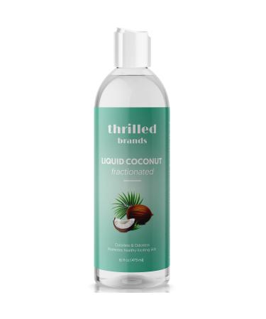 Fractionated Coconut Oil Carrier Oil for Essential Oils Coconut Massage Oil Coconut Oil for Skin Aceite De Coco para La Piel (8 Fl Oz)