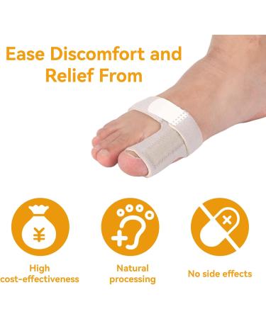 Breathable Hallux Valgus Corrector for Large Toes - Adjustable Bunion Support for Men & Women - Portable Toe Rail (Gray) - Buy Online on GoSupps.com