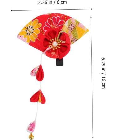 minkissy Hairpin Hair Accessories for Bride Women Hair Accessories Wedding Headpiece for Bride Kimono Hair Clip Flower Hair Pin Japanese Kimono Flower Hair Clip Girls Headdress Chic Women's - Buy Online on GoSupps.com