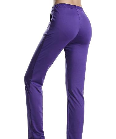 WILLBEST Joggers for Women Stretch Plain Jogging Tracksuit Bottoms Lounge Loose Fit Sweatpants Running Gym Workout Trouser Sweat Jog Pants Loungwear L 3211-djufh-purple-a - Buy Online on GoSupps.com