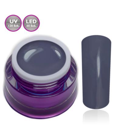 Color Gel Shade Grey Purple - UV LED Nail Gel | Studio Quality 5ml - RM Beautynails - Buy Online on GoSupps.com