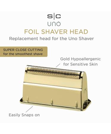 StyleCraft Uno Cordless Foil Shaver - Mini Travel Size Portable Gold Titanium Head for Effortless Grooming - Buy Online on GoSupps.com