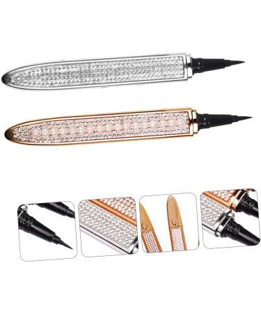 Stylo Eyeliner Auto-adh sif Effet Diamant Paillet 2 Pi ces Waterproof et R sistant la Transpiration Couleur Rose Dor Perl Maquillage Yeux pour Usage Quotidien 1 unit (Lot de 1) couleur assortie - Buy Online on GoSupps.com