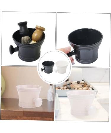 Fomiyes 2-Piece Ceramic Makeup & Shaving Bowl Set - Skin Care & Wet Shaving Tools - International Shipping Available - Buy Online on GoSupps.com