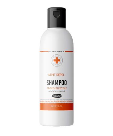 Orange Cross Lice Removal mint lice shampoo - Head lice shampoo for kids & Adults & Family  Natural DIY Home Lice Prevention shampoo (8 Oz)