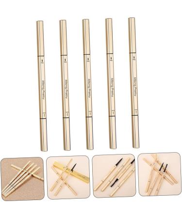 Healvian 5pcs Double Ended Eyebrow Pencil Brow Pens Eyebrow Ink Women Eyebrow Pencils Waterproof Brow Plastic - Buy Online on GoSupps.com