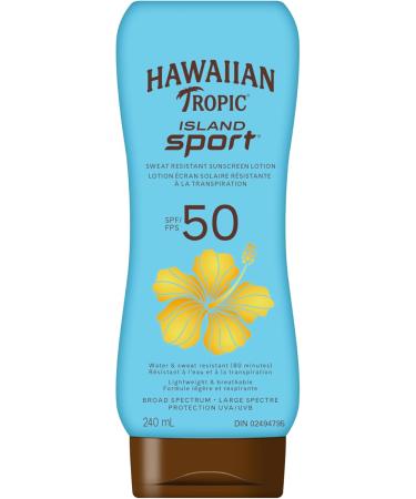 Hawaiian Tropic Island Sport Sunscreen Lotion Spf 50 240 Milliliters - Buy Online on GoSupps.com