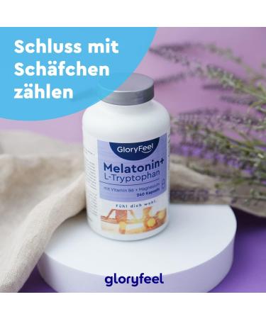 Melatonin Complex - High-Dose 240 Capsules with L-Tryptophan Vitamin B6 & Magnesium - 100% Vegan Lab Tested No Additives - Made in Germany - Buy Online on GoSupps.com