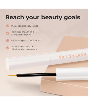 Eyelash & Brow Enhancing Serum | Advanced Vegan Lash Growth Serum for Fuller Longer Lashes & Thicker Brows | Hydrating 6 ml - 2 fl oz - Buy Online on GoSupps.com