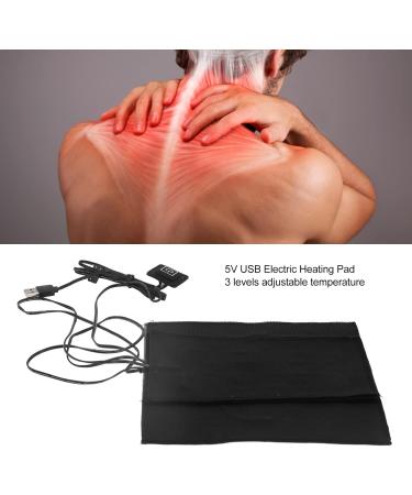USB Electric Heating Pillow for Neck & Shoulders - Adjustable Temperature Washable Carbon Fiber - 3 Step Heating Relief - Buy Online on GoSupps.com