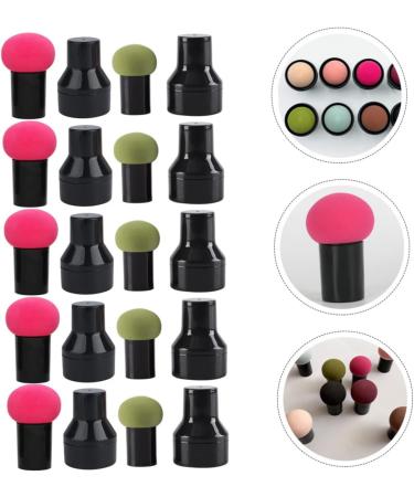 POPETPOP Simple Puff 20 Sets Mushroom Head Puff Makeup Powder Hydrophilic Polyurethane Girl Makeup Pad - Buy Online on GoSupps.com