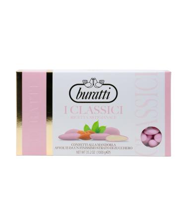 Buratti Confetti Whole Almond Dragees Pink 1 kg