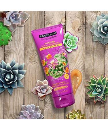 FREEMAN Cactus Cloudberry Water Gel Mask - Hydrating 6oz | Revitalize Skin - Buy Online on GoSupps.com