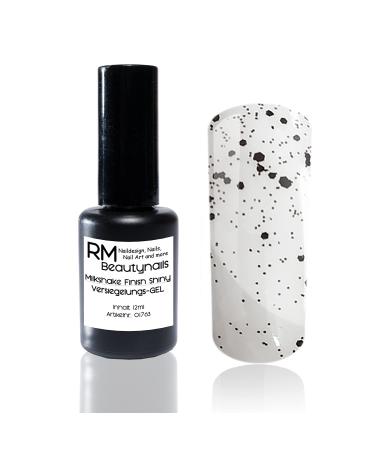 Milkshake Finish Shiny Egg Shell LED UV Gel Finish Gel Shine Gel Nail Gel 1x12ml (1 Pack)