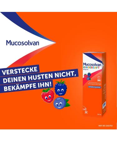 MUCOSOLVAN Children's Syrup 30 mg/5 ml | Cough Expectorant with Ambroxol 100 ml | International Shipping Available - Buy Online on GoSupps.com