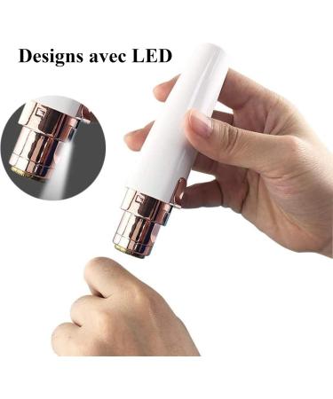 EpilSmooth pilateur Visage Xandora - pilateur Visage Femme Doux Et Pr cision pilation Sans Douleur Lumi re LED (Beige) - Buy Online on GoSupps.com