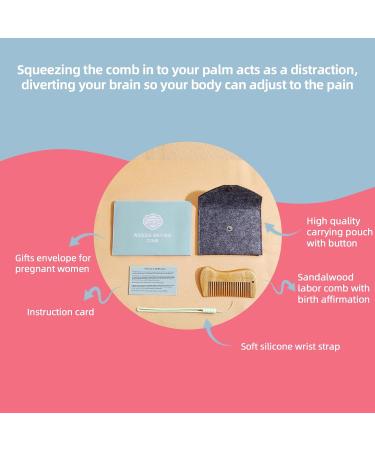 Labor/Birthing Comb: Natural Pain Relief & Anxiety Management Tool for Women - Buy Online on GoSupps.com