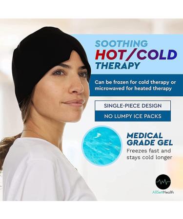 Dajidafu Eye Patch Multifunctional Gel Migraine Relief Hat Lightweight Eyepatches Sleeping Covers Cooling Cover Tension Women Double Layer/Pink - Buy Online on GoSupps.com