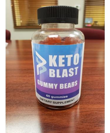 Keto Blast Gummies - 60 Count | 1 Month Supply - Keto Blast Gummy Bears - Buy Online on GoSupps.com