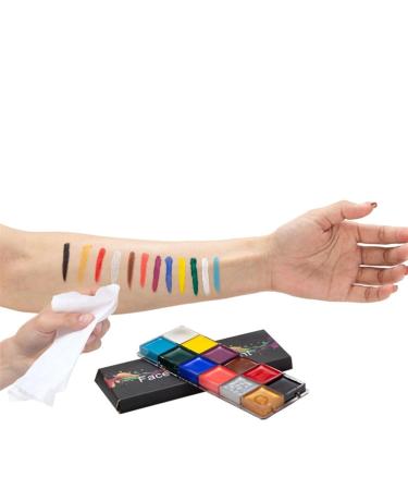 Professional Face Painting Kit | Festival Oil Body Paint & Masquerade Performance Essentials - Buy Online on GoSupps.com