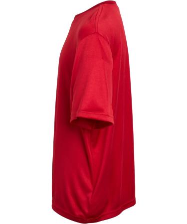 iXtreme Boys' 5-Pack Athletic T-Shirt Set | Dry-Fit Sports Tee (Sizes 6-18) | Black/Green/Royal/Grey/Red | Size 12-14 - Buy Online on GoSupps.com