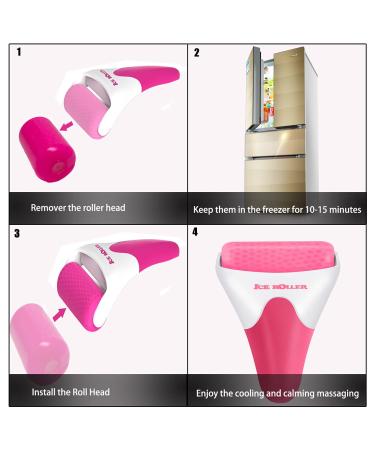 ASIAOD Ice Roller - Face & Eye Puffiness Relief, Migraine Relief, Pain Relief, Minor Injury Treatment - Skin Care - Buy Online on GoSupps.com