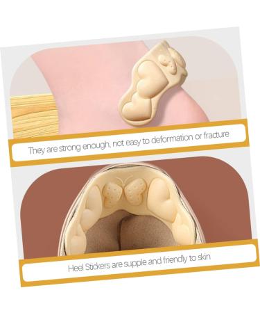 High Heels Heel Stickers - 4 Pairs Boot Protector Cushions & Replaceable Heel Pads for Women | Size 10x2.7cm | Durable Polyurethane - Buy Online on GoSupps.com